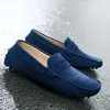 Homens Sapatos Casuais Moda Homens Selvagem Confortável Sapato Handmade Suede Genuine Leafers Mensinhos Mocassins Deslizamento Em Flats Masculinos Sapatos de Condução Masculino