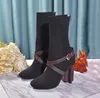 Luxury Brand Shoes Designer Boots High Heels And Genuine Leather Outdoors fashion Women boot