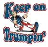 10 Stück CCA6840 2021 USA Präsident Kampagnen Aufkleber Brief Keep On Trumpin Vereinigte Staaten Donald Trump Paster Auto-Stoßstangenaufkleber