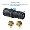 ARCHEER 16x52 Monocular Dual Focus Optics Zoom Telescope Day & Night Vision For Birds/ Hunting/ Camping/ Tourism