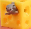 Mouse and Cheese Toy Sloth Hide and Seek Stress Relief Toy 2 Squishable Figures And Cheese Block Stress Busting Fidget Toys Gift 768 X2