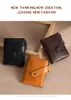 Fashion Zipper Snap Anti Theft RFID Genuine Leather Luxury Business Card Holder Purse Wallets