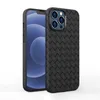 Woven Pattern Heat Dissipation Cases For Iphone 13 11 12 Pro Max Fashion Phone Protective Soft Shell Back Cover Shockproof Anti-Fall