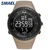 New Hot SMAEL Marque Sport Montre Hommes Mode Casual Électronique Montres Multifonction Horloge 50 Mètres Étanche Heures 1237 X0524