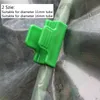 Greenhouse Clamps Clips Plant Stakes Rörklämmor för ytterdiameter Shed Film Row Cover Shading Netting Tunnel Hoop Clips