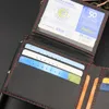 Wallets Black Men's Leather Wallet Holder Short Cash Money Bag Coin Purse Bifold Bussiness Multi-functional Clutch Male