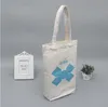 Present Wrap Folding Shopping Bag Eco-vänliga återanvändbara bärbara axel mode damer handväska geometriska mönster anpassningsbara logotyp