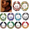 Etniska kläder afrikanska flerskikt choker halsband örhängen kvinnor haklapp krage uttalande halsband rep magnetism knapp boho smycken s