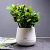 Snygg Automatisk Vattenabsorberande Lazy Flower Pot Plast Självvatten Hem Office Desk Dekoration Pure Färg Planter Krukor