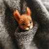 Niekończony Zrelaksowany Zestaw DIY Handmade Kieszonkowy Zwierząt Pet Doll Zabawki Wełniana Igła Felting Kit Pies Kot Fox Head Decor Dog Fox Rabbit Y0816