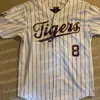 Jerseys Baseball Trikots Custom Baseball LSU Tigers College Baseball Trikots 17 DJ Lemahieu 8 Alex Bregman Aaron Nola Gausman Aaron Hill Eri