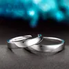 Cluster Rings 1PCS Ring Design Sun Moon Couple 925 Sterling Silver For Lovers Women Men Anniversary Jewelry