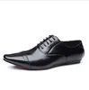 Mode bogue skor män formella pekade tå bröllopskor män klä skor för män