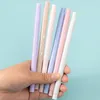 Surligneurs Kawaii 6 couleurs effaçables pastel double pointe marqueurs fluorescents stylos outil de peinture fournitures d'art papeterie de bureau scolaire 9880270