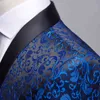 Black Floral Jacquard Men 2 Pieces Suit (Jacket+Pants) Slim Fit Shawl Collar Suit Men Wedding Prom Suits Stage Singer Clothes 210524