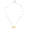 Подвесные ожерелья минималистские ювелирные изделия золотой цвет луны звезда Сердце Полумесяц изящный копчик для женщин Кольер Файттинг