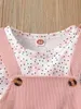 Baby-Overallkleid aus Cord mit Polka Dots und Volantärmeln SIE