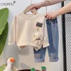 Autumn Children Baby Boys Clothes Fashion Denim Jacket Top Pants 3Pcssets Infant Kids Casual Clothing Winter Toddler Tracksuits 29777081