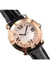 YF 278492-9001 Ladies Watch Diameter 36 mm med ETA-955.112 Rörelse Sapphire Glass Spegel Krokodil Läderband Vattentät funktion