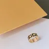 Fashion Designer Gold Letter Band Rings For Women Lady Party Wedding Lovers Gift Engagement Charm Jewelry Gift With Box 2211041Z284C