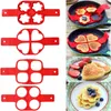 Ei Pancake Ring NonStick Maker Schimmel Silicone Fornuis Gebakken Ei Tools Shaper Omelet Mallen Voor Keuken Bakken Accessoires