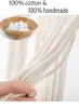 Opknoping Manden Macrame Handgemaakte Katoenen Touwpot Houder Plant Hanger Bloem Voor Indoor Outdoor Boho Woondecoratie Countyard LLF12340