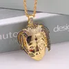 Young Tulip trends hip hop items jewelry fashion creative new popular personality face pendant necklace good fashion gifts