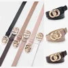 Luxury Brand Designer Belt Golden Chain Buckle Women's Belt Decorative Jeans Dress Belts Luxury Strap White Belt G220301