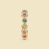 Estetiska smycken Pandora Mavel Infinity Stones Ringar för Kvinnor Män Par Finger Ring Set med Logo Box Födelsedaggåvor 160779c01