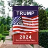 Trump 2024 Drapeau Make America Super à nouveau Republican Etats-Unis Flags Anti Biden Jamais Americas President Garden Campagne Banner Party Fournitures DD414