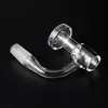 Twee stijlen afgeschuinde rand volledige las roken Terp Slurper Quartz Banger 2mm Wall 20MMOD Blender Naadloze nagels voor glazen water bongen DAB Rigs Pijpen