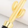 Metal Wine Stopper Bar Tool Creative Cactus Shape Champagne Cork Wedding Guest Gift Crafts Wines Accessories 1497 T2
