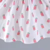 Девушка платья с шляпой для девочек платья с цветочным рисунком детские платья летние девочки костюм 210412