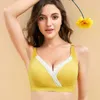 Nouveau soutien-gorge de maternité d'allaitement vêtements coton soutien-gorge d'allaitement pour femmes enceintes grossesse sein sommeil sous-vêtements sans fil Y0925