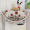 yazi Lace Round Tablecloth for Wedding Cloth Cotton Waterproof Cover Cloths Home 210626