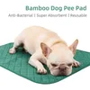 Wodoodporna Pet Pad Naturalna Premium Pielęgnacja Mata Dla Pies Wielokrotnego użytku Zmywalny Przeciekający Pee Pads Puppy Chihuahua Akcesoria Kennels Długopisy