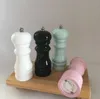 Keukenmolen, Handleiding Pepper Grinder Mill met kleurlichaam, rubberhout, massief hout 210611