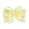 6 -calowe dzieci Bow Sair Spin Solid Color Bowknot Clips Baby Ribbon Bow Barrette Dzieci Butique Hair Akcesoria GGA26792337580