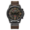 22% rabatt på Watch Watch Mens Luxury Curren Fashion Leather Strap Quartz Chronograph Men Casual Date Business Wristwatch Clock Relojes Hom