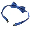 Kid Bow Tie Pet Dot Tryckt Bowties Dog Cat Wave Point Neckwear Barn Bow-Slipsar Bröllopsfest Mode Tillbehör Partihandel Sn5611