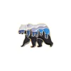 Broche en émail personnalisé renard chat ours broches sac épinglettes dessin animé Animal Badge bijoux cadeau pour enfants Friends4350321