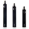 MOQ 20Pcs EVOD Préchauffer VV Vaporisateur Batterie 1100 900 650mAh Tension Variable E Cigarette 510 Fil Vape Stylo E-Cig eGo Chargeur USB