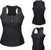 Neoprene Body Shaper Donna Gilet dimagrante Thermo Fitness Trainer Neoprene Sauna Gilet termico Vita regolabile Trainer Body Shaper S-4XL