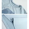 Summer Fashion White Round-neck Tops Blusas Korean Short Sleeve Loose Jumper Abstract Human Face Printed Woman's Shirt 9947 210508