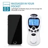 Massaggiatori elettrici 8 modelli Herald Tens Tens Muscle Stimolatore EMS Agopuntura Body Massage Terapia digitale Elettrostimolatore