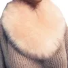 Рождественские подарки зимние женские искусственные меховые мыса шарф зимний теплый меховой воротник приятные аксессуары шаль зимние подарки вершины для женщины теплый H0923