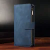 Zipper Wallet Leather Phone Case For 12 11 Pro Max SE Magnetic Cases For iPhone XS Max X XR 6 6S 8 7 Plus