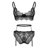 D30O Plus Size Lace Women Lingerie Set Sexy Underwear Suit Exotic Apparel Erotic Babydoll Porn Sleepwear Lenceria Mujer Bras sets306w 95kj