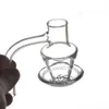 Banger giratório Smoke Domeless Bucket Blender Bangers Nails estilo mais novo para dab rig Glass Water Bongs Hookahs Terp Pearl Bead
