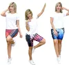 Designer New Women Summer Tracksuits Short Sleeve Outfits Causal White T Shirts TopsShort Pants Two Piece Set Plus Size S-Letter Sports Sport Sport Print Sportwear 4768